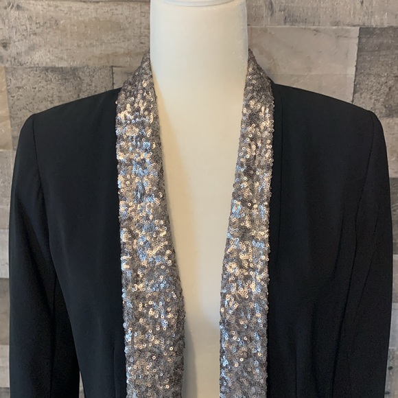 A.N.A. Open Blazer with sequined collar - Picture 5 of 16